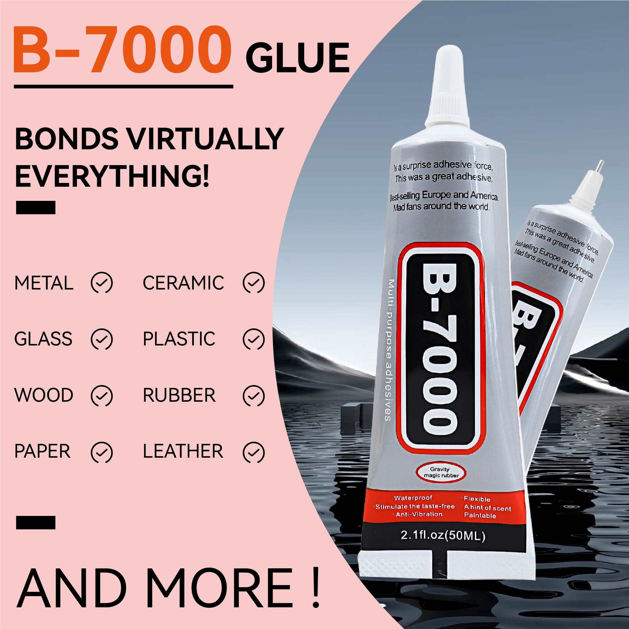 Contact Cement Glue - Telefon Tamir Yapıştırıcısı T7000 Çerçeve Pil