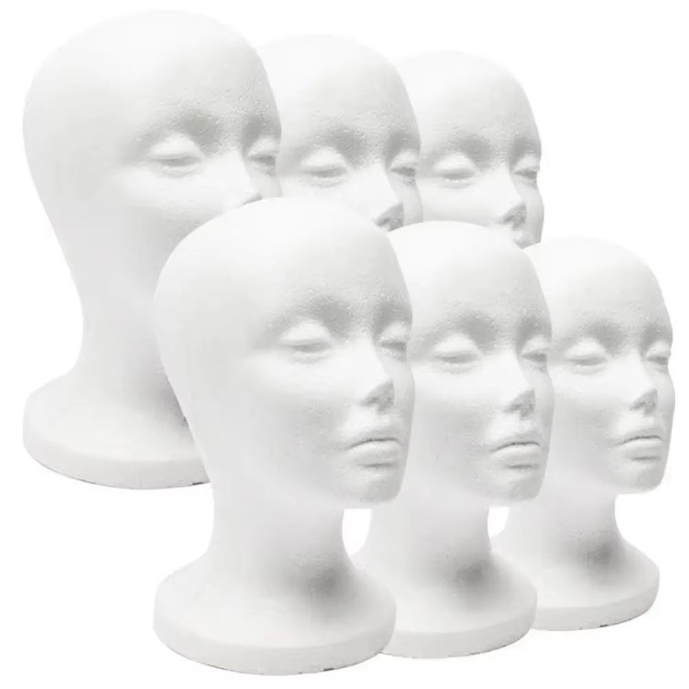 Cosplay Prop Foam - Bir adet manken kafa modeli şapka
