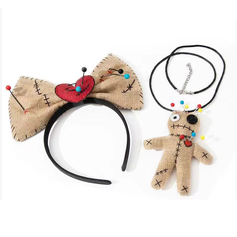 Voodoo Cosplay And Prop - Yetişkin cadılar bayramı Cosplay Voodoo bebek