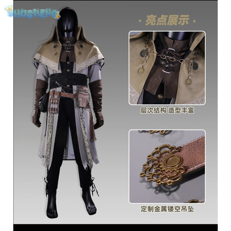 Bloodborne Cosplay Prop - Oyun Bloodborne Tomb Prospector Cosplay Kostüm