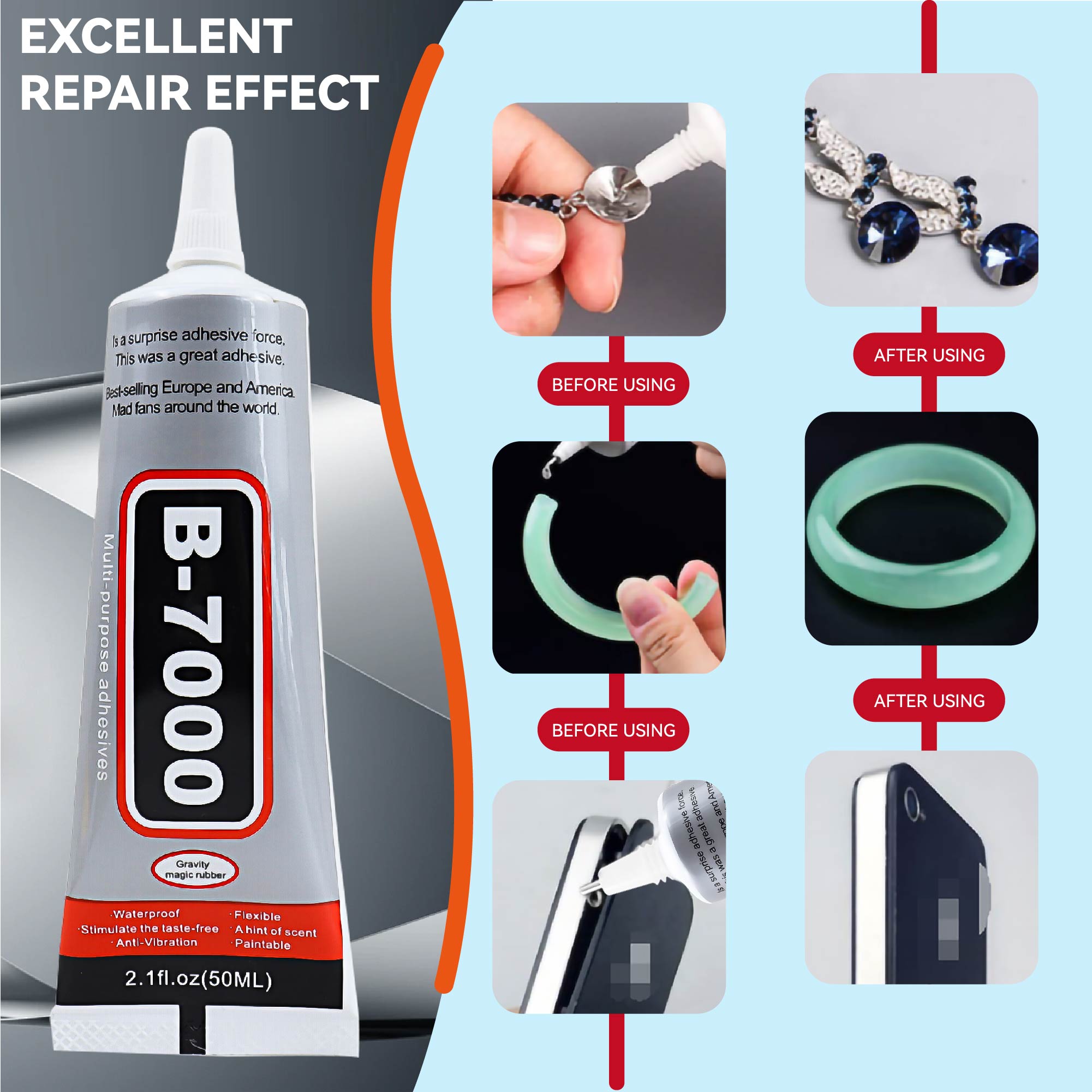 Telefon Tamir Yapıştırıcısı T7 - Contact Cement Glue incelemesi ve fiyatı