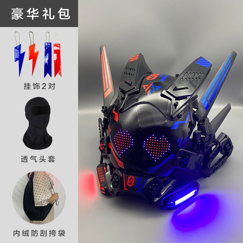 Cyberpunk Cosplay Maskesi, LED - Cosplay Prop Display incelemesi ve fiyatı