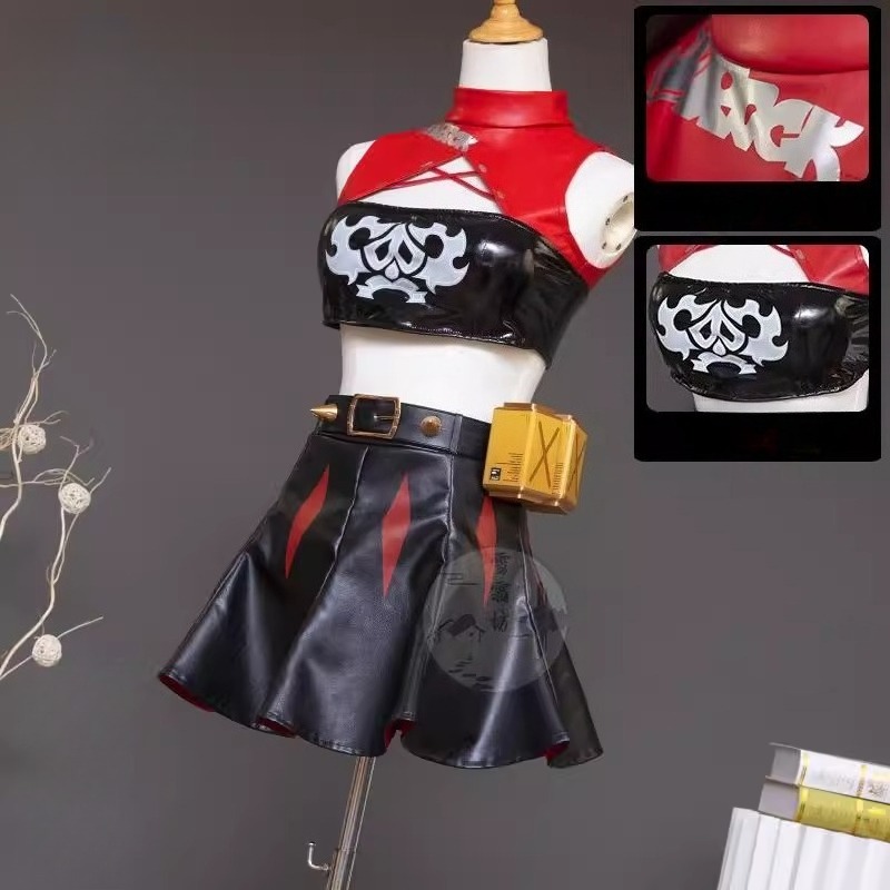 Oyun Zenless Bölge Sıfır Burni - Burnice Cosplay Prop incelemesi ve fiyatı