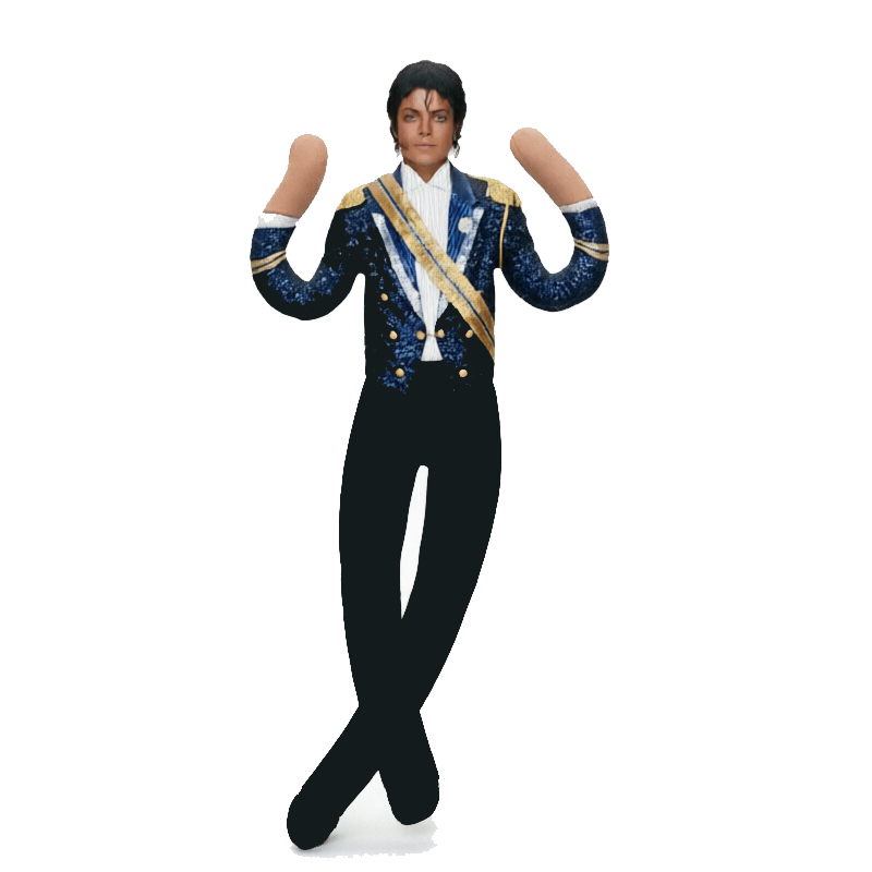28 CM Anime Michael Jackson Co - Evoker Cosplay Prop incelemesi ve fiyatı